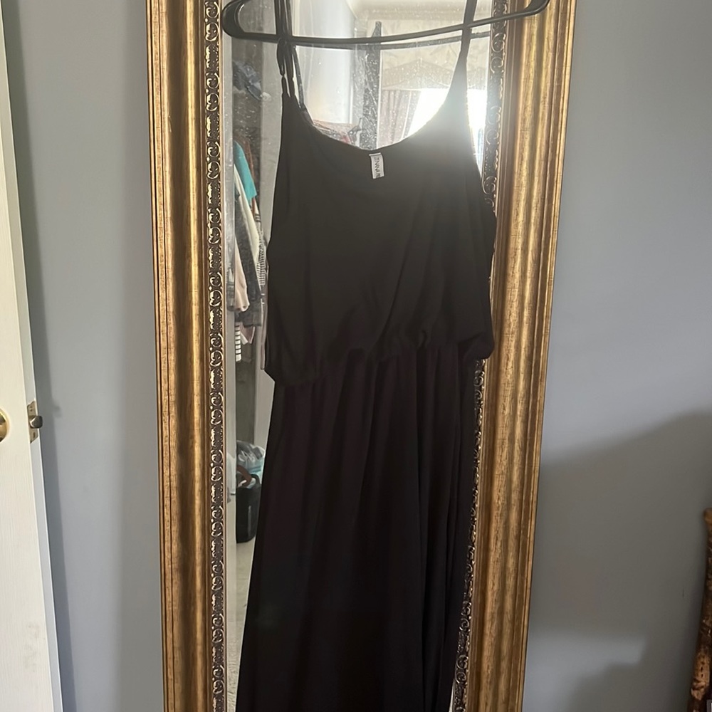 Banana Republic maxi, black, size Large